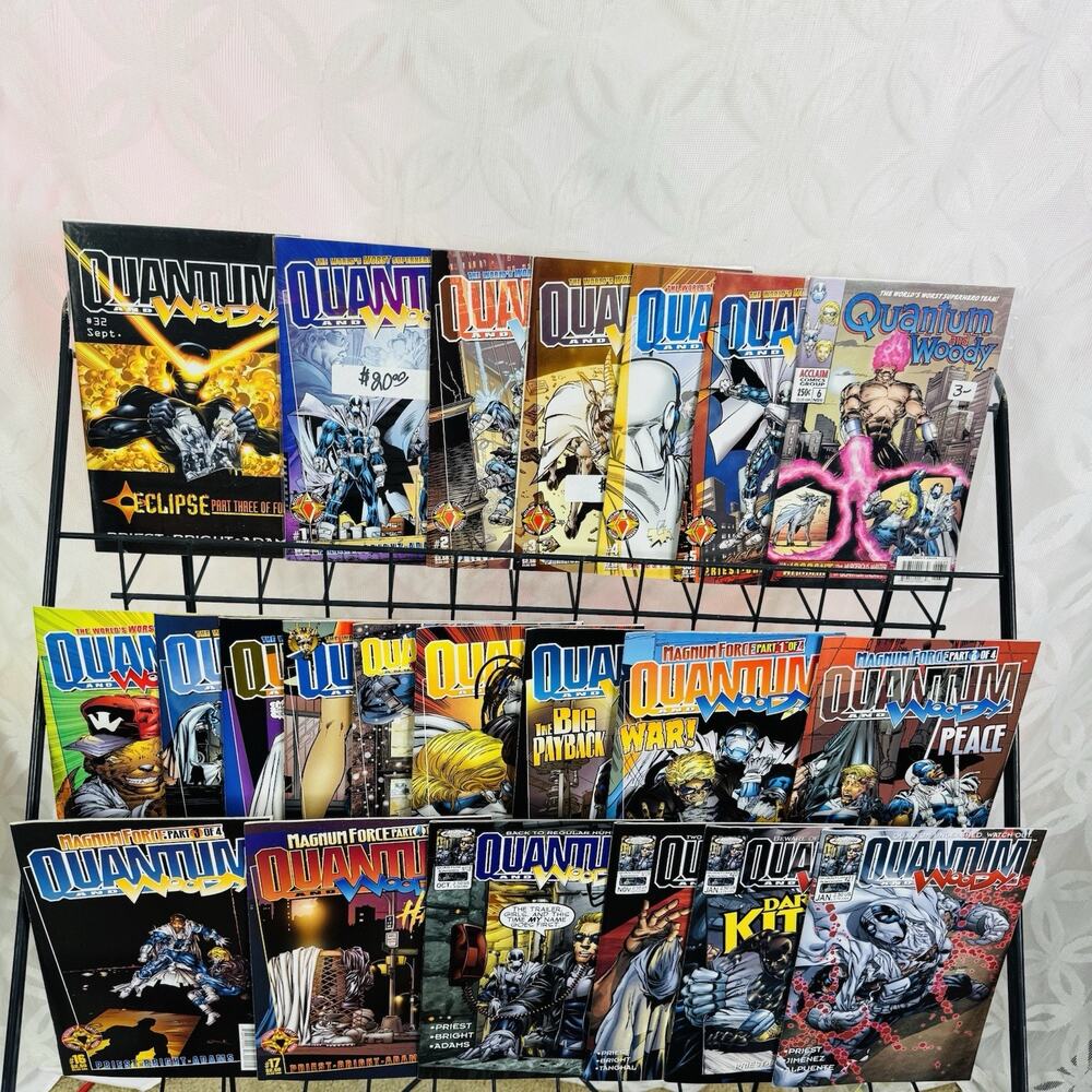 Quantum And Woody 1-21 32 Set‎ Volume 1 Valiant Acclaim 1st App Vincent Van GOAT